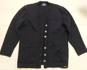 80s SAINT JAMES 블랙 울 가디건