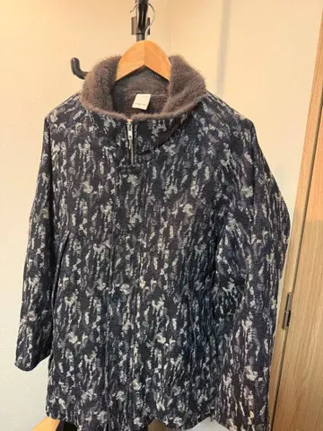 Casper John 자카드 데님 몬스터 자켓 X-SMALL