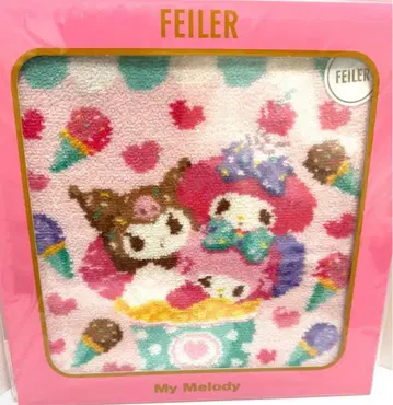 새상품 페이러 FEILER 산리오 손수건 마이멜로디 쿠로미