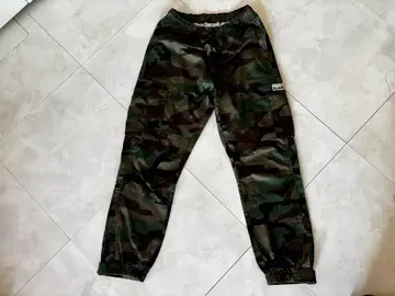 PRO CLUB 헤비웨이트 카모플라쥬 나일론 카고 팬츠 S size