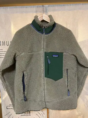 Patagonia 플리스 자켓 그레이 그린