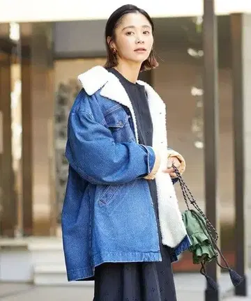 Wrangler x FREAK'S STORE/보아 데님 코트