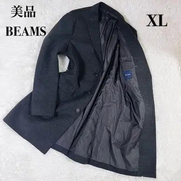 새상품급 BEAMS 플리스 체스터 코트 빔즈 빅 사이즈 XL