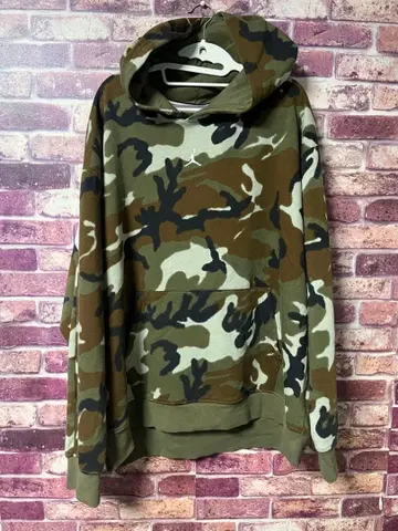 Jordan 카모플라쥬 후드 부착 후드티