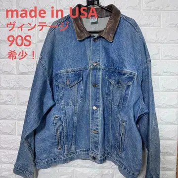 made in USA TYCA 태국 90S 빈티지 데님 자켓