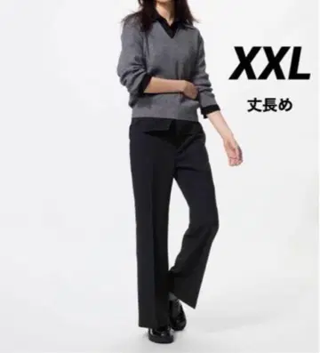 유니클로 스마트 플레어 팬츠 (긴 길이) XXL