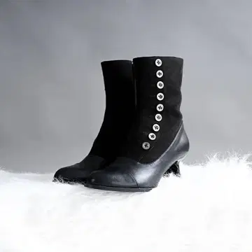 NO.S PROJECT 노스프로젝트 클래식 버튼 부츠 블랙