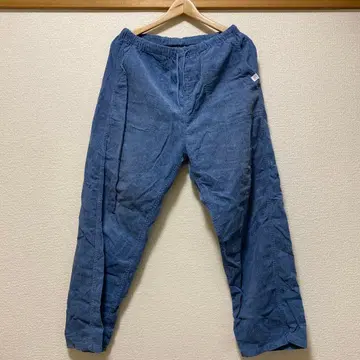 GUNG HO 블루 패턴 릴랙스 팬츠