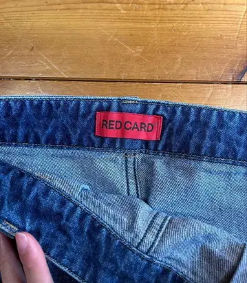 RED CARD 플레어 데님 스커트