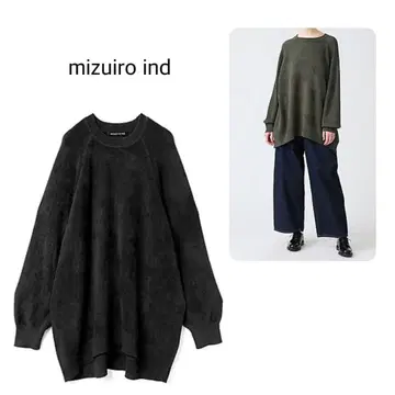 mizuiro ind 미즈이로인드 몰얀 래글런 슬리브 풀오버