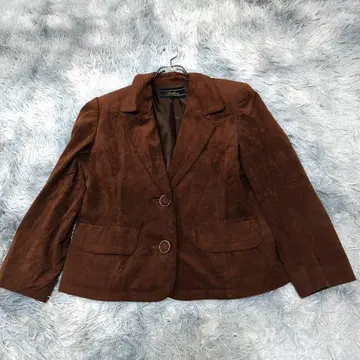 새상품급 레리안 엑세 스웨이드 느낌 자켓 7호 S 브라운 가을/겨울