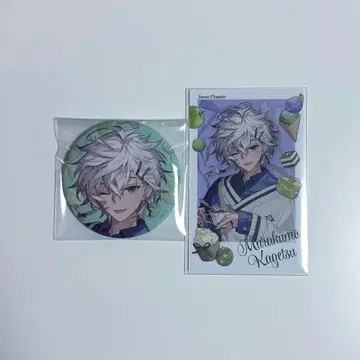 니지산지 Sweet Floaties 무라쿠모 카게츠 캔뱃지 폴라로이드