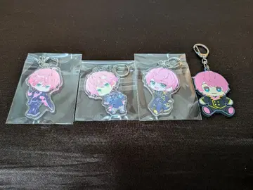 기사A 테루토 씨 아크릴 키링 고무 키링