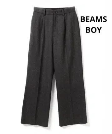 BEAMS BOY 빔즈 보이 헤링본 트윌 슬랙스