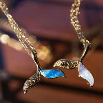 IRIEBEACH 고래꼬리 오팔 목걸이