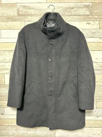 KANAI YAMAMOTO 다크 그레이 피 코트