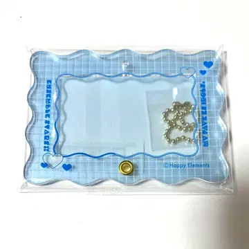 앙스타 칭호 플레이트 아크릴 케이스 파랑 블루