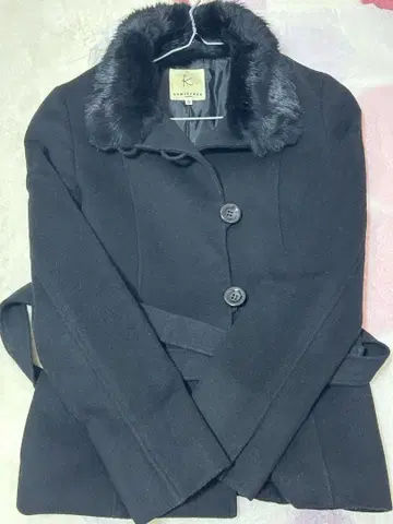 쿠미쿄쿠 숏코트 블랙