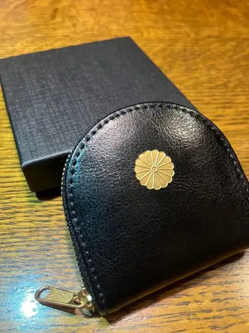 새상품 황거 지갑 동전 지갑 블랙