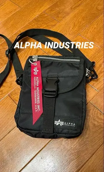 알파인더스트리 숄더백 사코슈 블랙