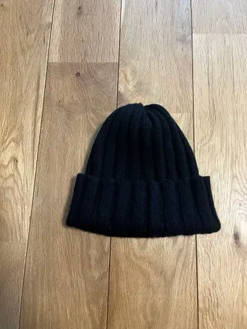 새상품급 UNITED ARROWS 니트 모자 울 캐시미어 블랙