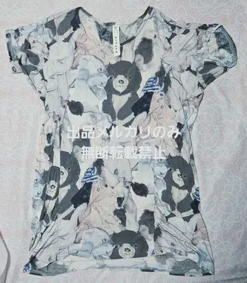 아차추무 무차차 곰 곰 튜닉 티셔츠 긴 양산형 귀여운