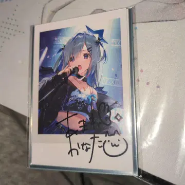 아마네 카나타 친필 사인 폴라로이드풍 브로마이드 카드 2023