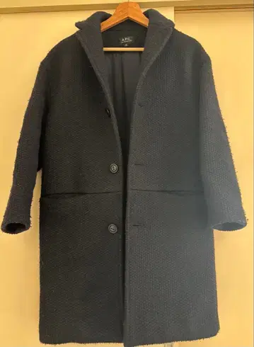APC 체스터 코트 네이비 XS