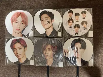 다나카 쥬리 SixTONES 집합 부채 6개 세트