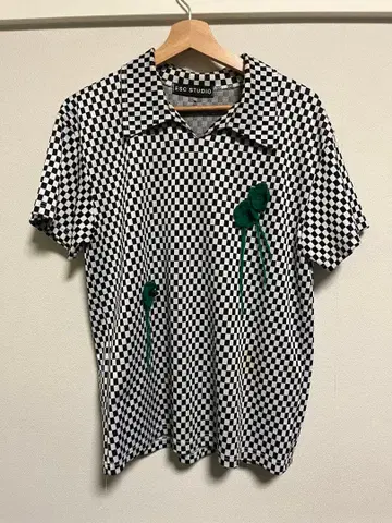 ESC STUDIO 체커 피케 셔츠