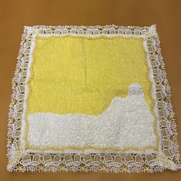 [ 1회 사용 ] Cillikawa 레이스 타월 손수건