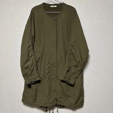 올리브색 모즈 코트