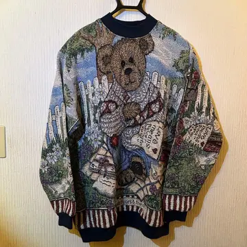 90s SUGAR STREET WEAVERS 베어 디자인 트레이닝복