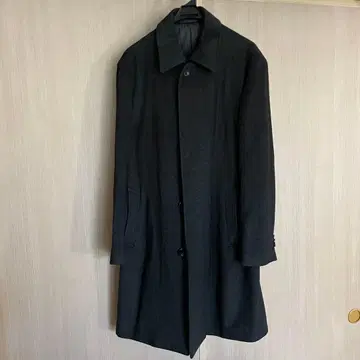 [ 가격 인하 중 ] 캐시미어 100% 스텐카라 코트 롱 차콜 LL