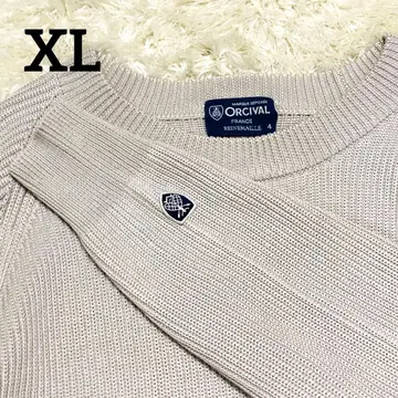 오르치발 코튼 크루넥 니트 ORCIVAL XL 남성용 스웨터