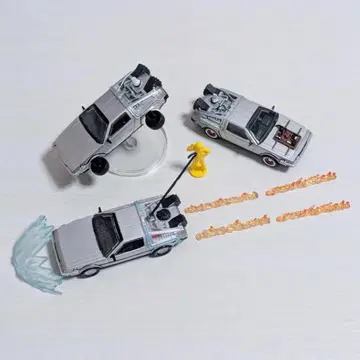 백 투 더 퓨처 드로리안 가챠 피규어 세트