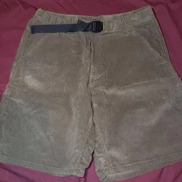 MAD EFFECT 코듀로이 숏팬츠 M/L 베이지