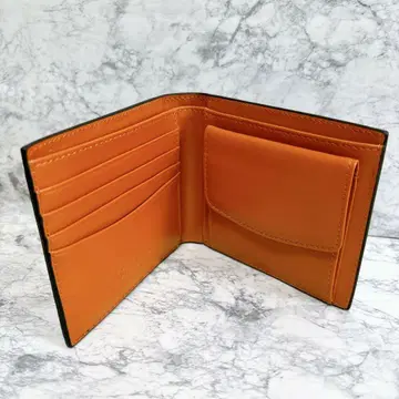 새상품 남성용 2단 가죽 안티스키밍 기프트 지갑 블랙 천연 가죽