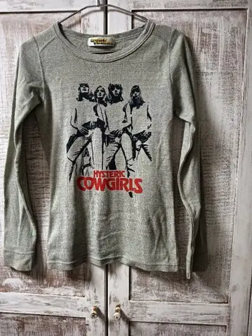 HYSTERIC COWGIRLS 긴팔 T셔츠 그레이