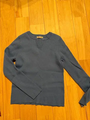 abahouse mavie 블루 긴팔 니트 F