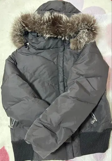 쿠미쿄쿠 다운 코트 브라운