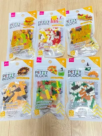 [ 단종 레어 ] 푸치 블록 6개 세트 음식 테마