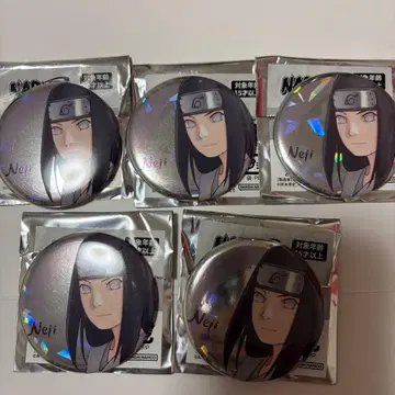 NARUTO 난자타운 히나타 네지 5종 세트 캔뱃지 컬렉션