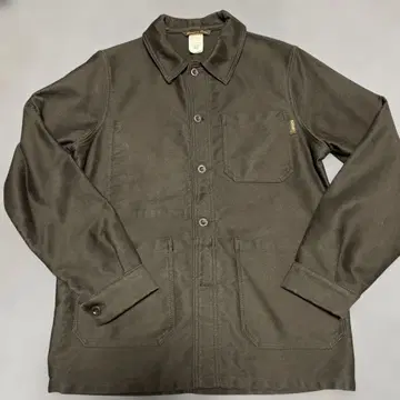 고급 새상품급 Laboureur 프랑스제 블랙 헤비 코튼 커버올