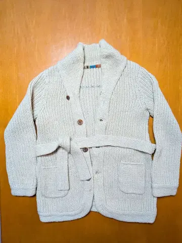 45rpm 크림색 니트 가디건