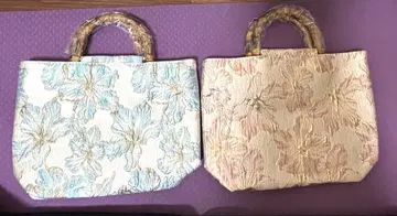 꽃무늬 토트백 2세트