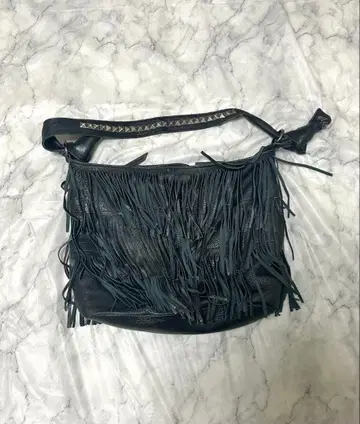 00s 아카이브 고아 스터드 프린지 백