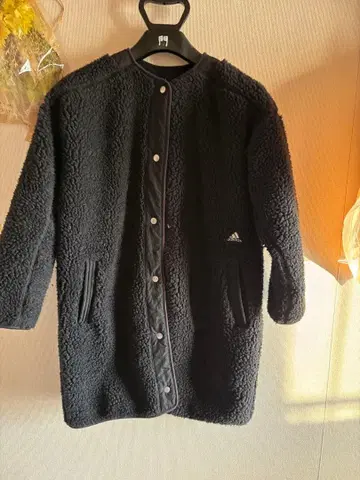 adidas 플리스 자켓 블랙