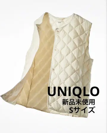 [ 미사용 새상품 ] UNIQLO 퍼프테크 퀼팅 베스트/웜 패디드 S