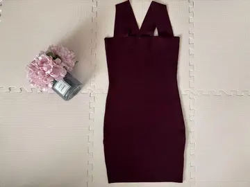 타이트 미니 원피스 빨간색 ( S/M 새상품급 )